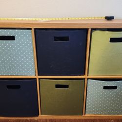 6 Cube Organizer With Cubbies