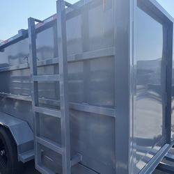 New Hydraulic Dump Trailer with Built in Ladder ⭐️