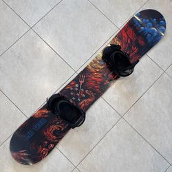 156 cm Lib Tech with Burton Bindings 