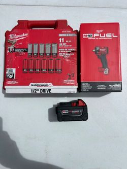 1/2 impact , sockets and battery 5.0