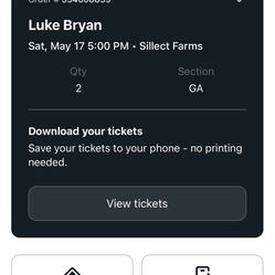 Luke Bryan Tickets