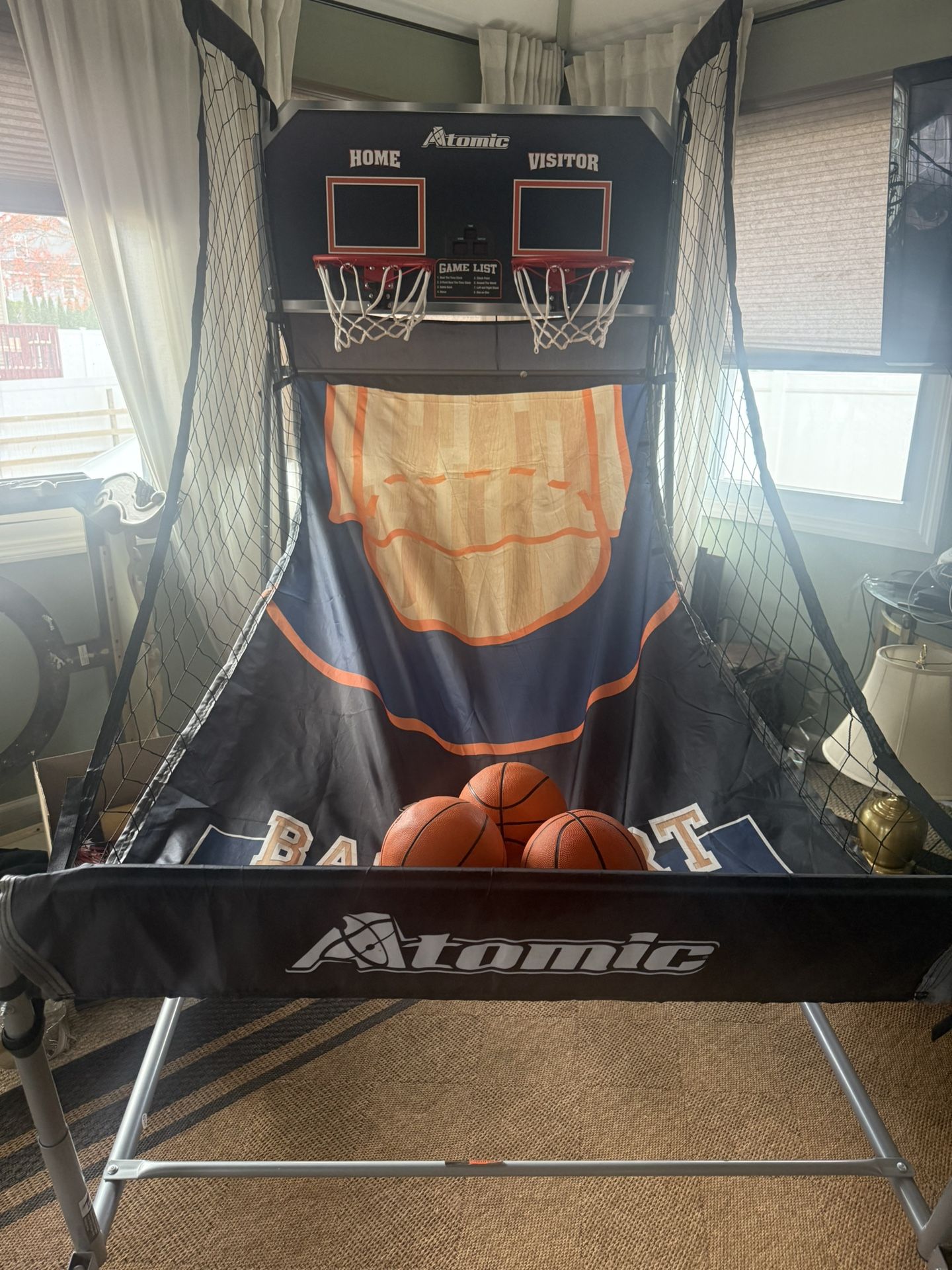 Double Basketball Hoop