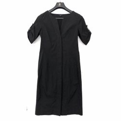 Narcizo Rodriguez Stretch Dress Front Zip Black M