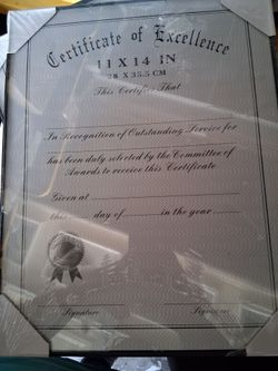 2 Certificate Frames