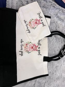 Just A Girl Who Loves Pigs Tote And Makeup Bag