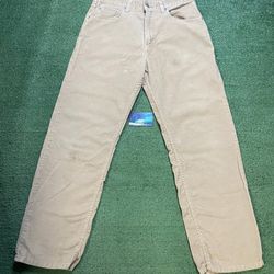 Levi’s 569 tan corduroy pants