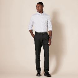 Men's Slim-Fit Flat-Front Dress Pant
