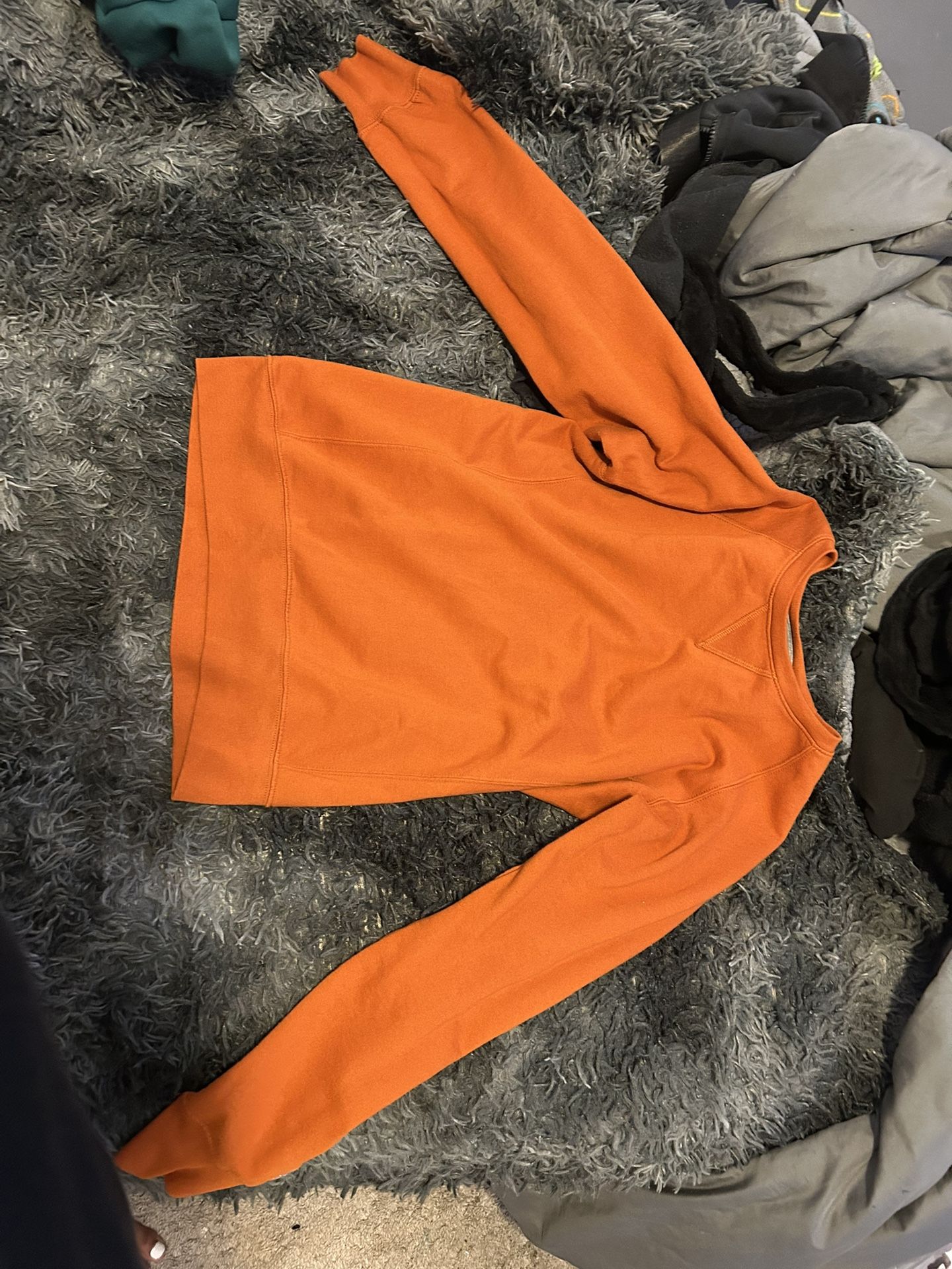 Burnt Orange Sweatshirt, Medium