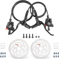 MT200 Hydraulic Disc Brake Set for Mountain Bikes – Front & Rear with Rotors