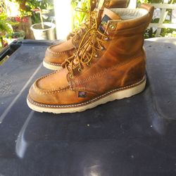 Thorogood Work Boots moc Toe Soft Tabacoo Leather Heritage 
