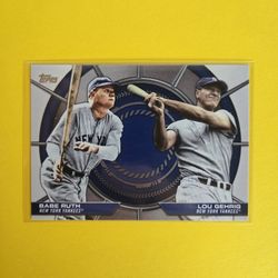 2025⚾️Babe Ruth/Lou Gehrig