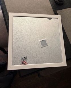 White 16x16” mirror