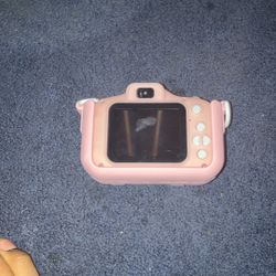 Pink camera