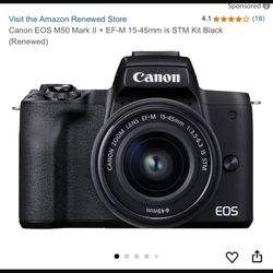 Canon M50 Mark II + 15-45mm