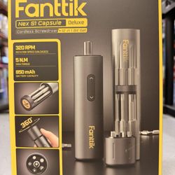 Fanttik Nex S1 Capsule Deluxe Cordless Screwdriver Brand New In Box