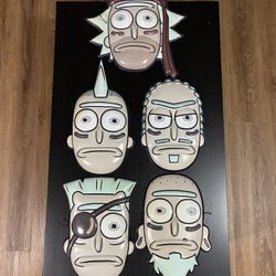 5/5 Set of Rick and Morty SEAL Team Ricks Masks SDCC 2017