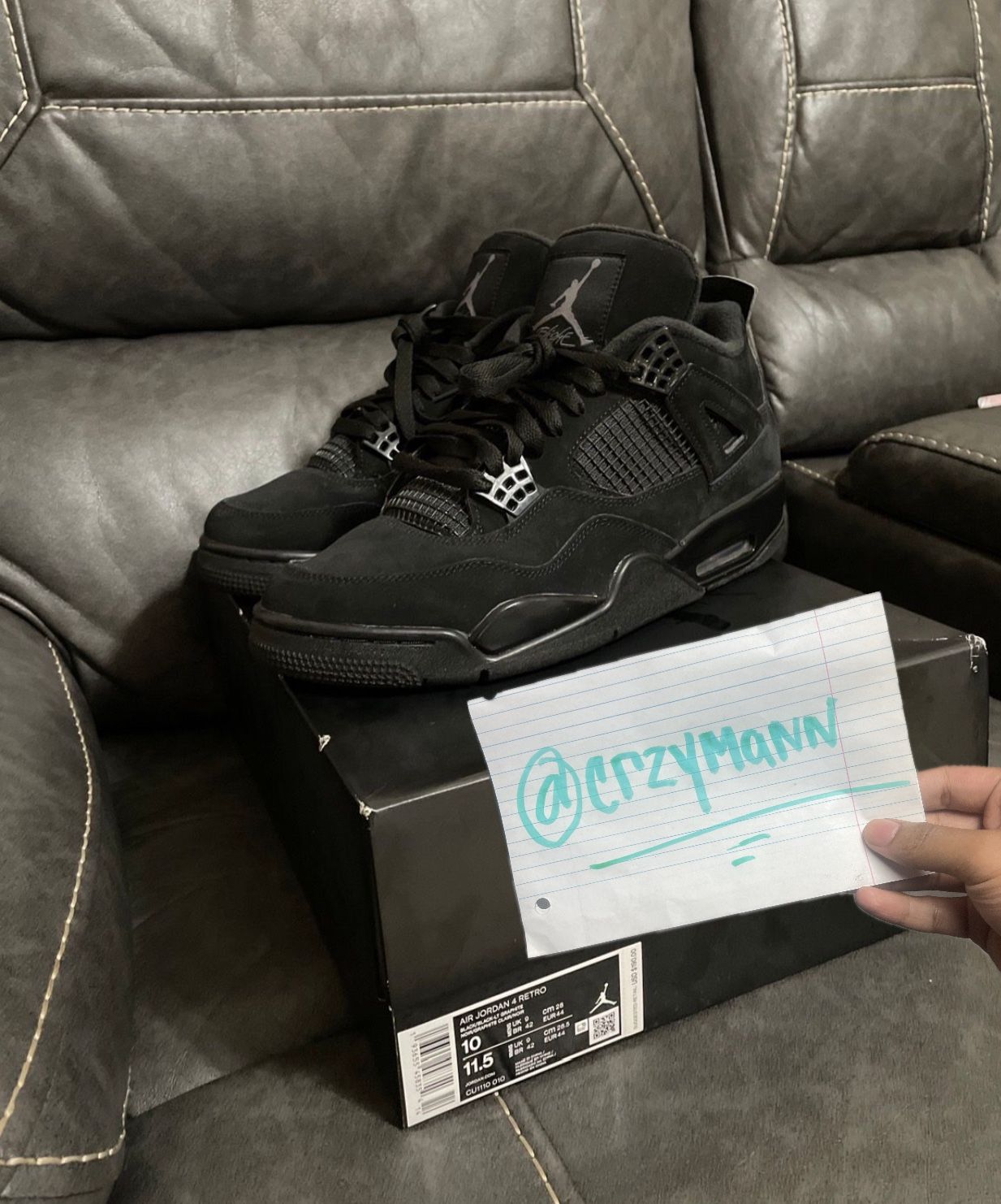 JORDAN RETRO 4 “BLACK CATS”