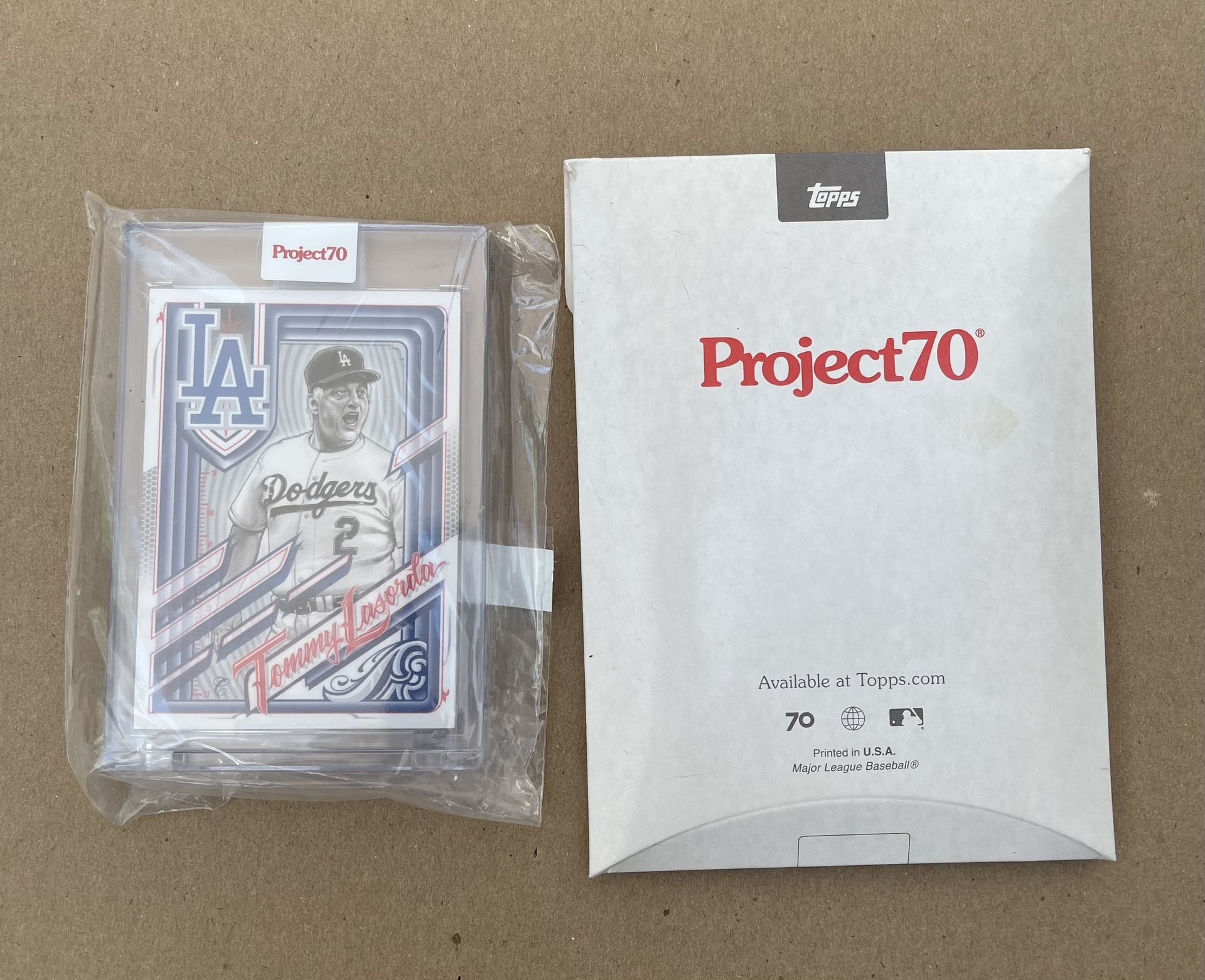 Topps Project70 Card 5 ⚾️ Tommy Lasorda by Mister Cartoon