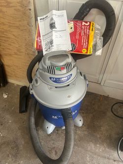 2 in one wet/dry shop vacuum 14 gallon and 2.5 gallon