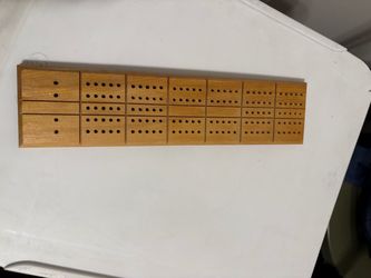 Wooden Cribbage Board