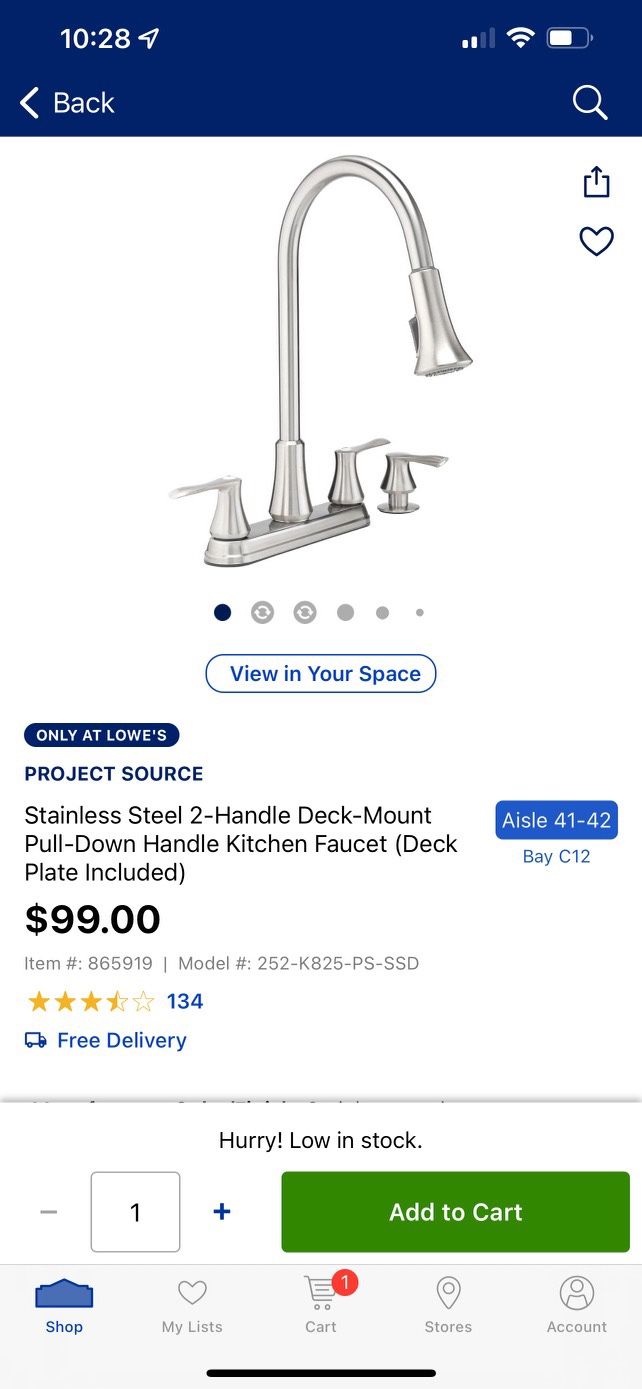Kitchen Faucet for Sale in Las Vegas, NV OfferUp