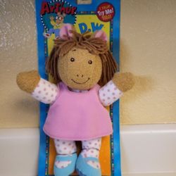 Talking D.W. Stuffed Soft Doll From Arthur PBS