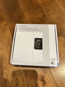 Sinopé Smart Wi-Fi Thermostat for Electric Heating TH1124WF (Works with Amazon Alexa) 4000 W / 240 V