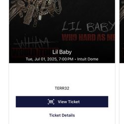 Lil Baby Tickets For 7/1