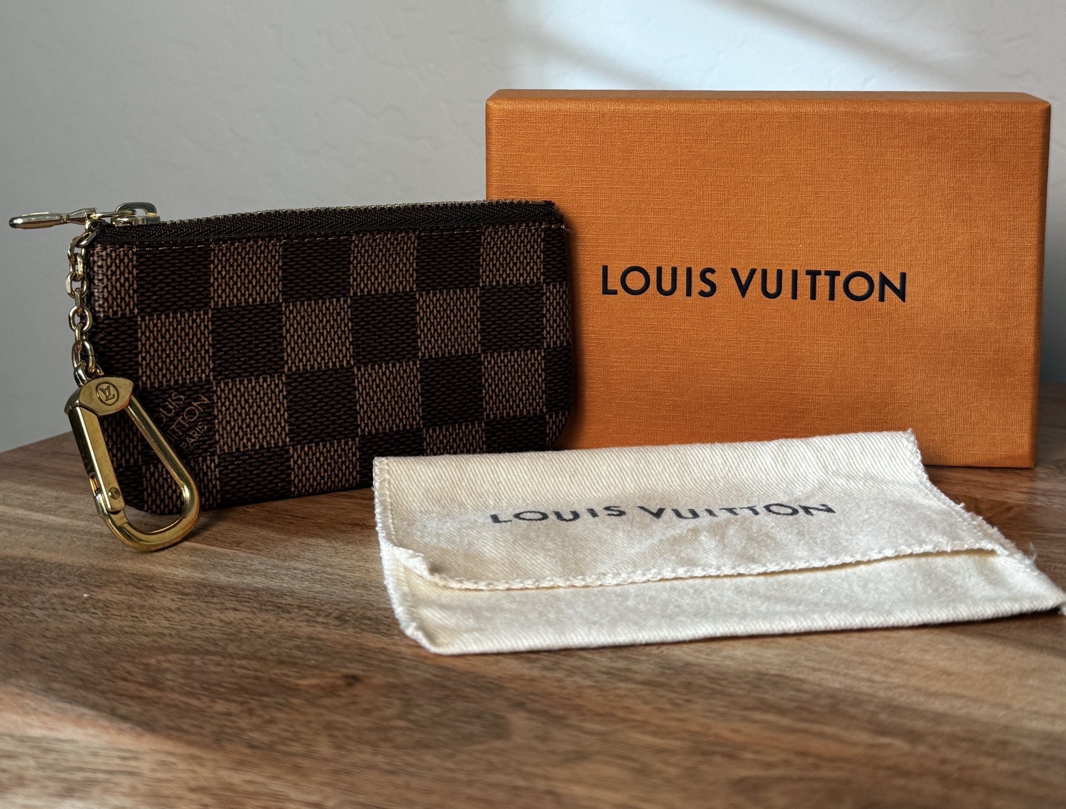 Louis Vuitton Damier Ebene Key Pouch Cles