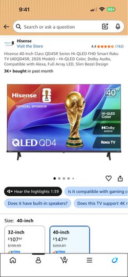 Brand new tv
