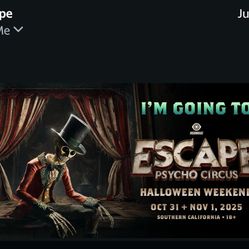 2 Day GA+ Escape 2025
