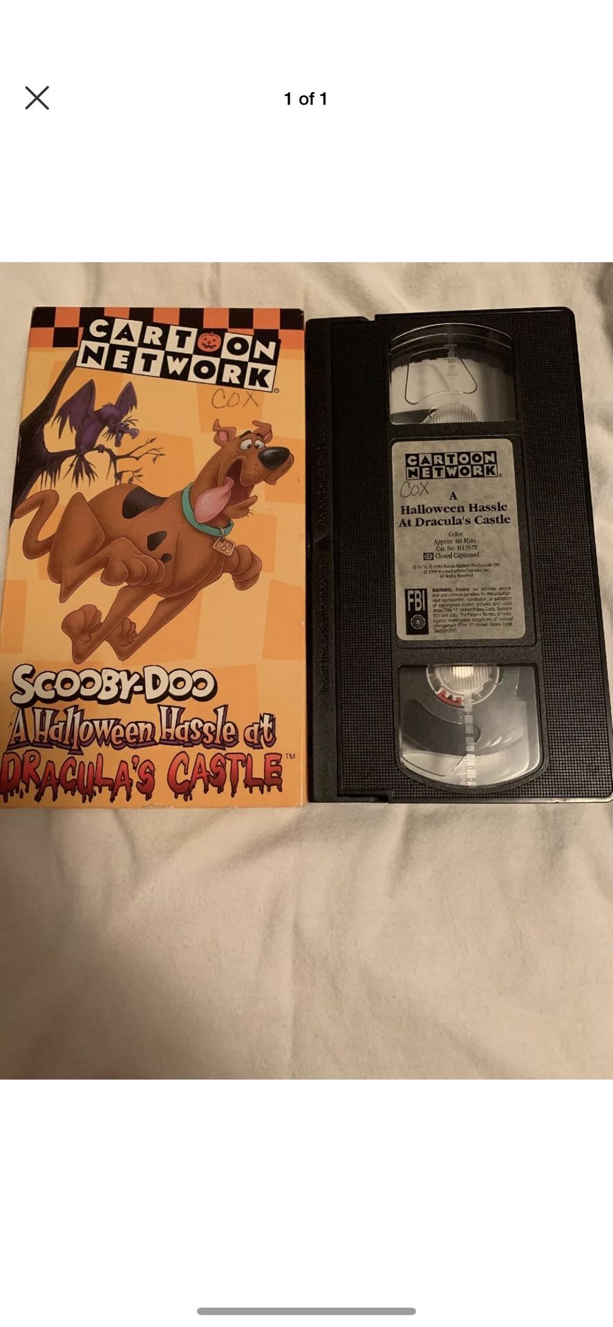Scooby-Doo - A Halloween Hassle at Dracula's Castle (VHS,1998) Pre-Owned