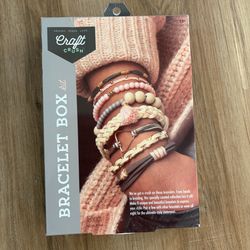 Craft Crush Bracelet Maker Set - DIY Jewelry Making Kit for Teens & Adults - Makes 8 Friendship Bracelets - Mini Kit for Ages 13+