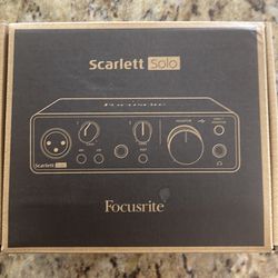 Scarlett Solo 3rd Gen.