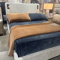 New In Box King Bed Frame With Mattress (Read Description Below)