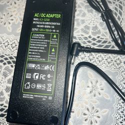 AC 100-240V to DC 12V 10A Power Supply Adapter Converter