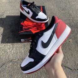 Jordan 1 Retro Low OG Black Toe 