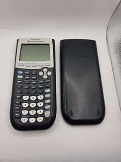 Texas Instruments TI-84 Plus Graphing Calculator Black/Gray Tested Working
