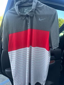 Nike Dri-FIT Striped Golf Polo Shirt