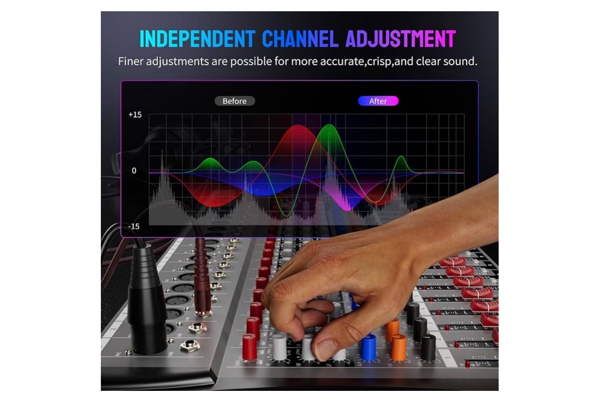 Professional DJ Audio Mixer