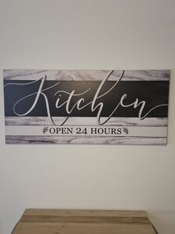 Canvas Kitchen Decor