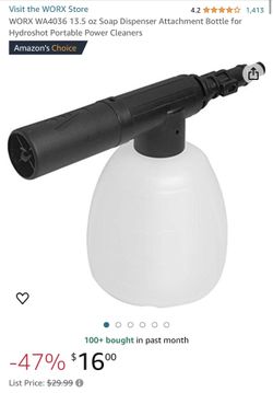 WORX Soap Dispenser For Pressure Washer