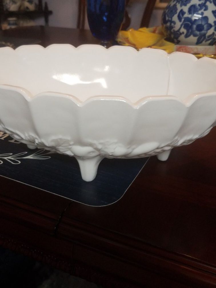 Vintage Milk Glass Bowl
