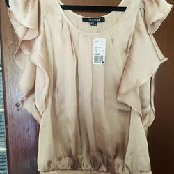 New With Tags Gold Forever 21 Shirt Size Medium 