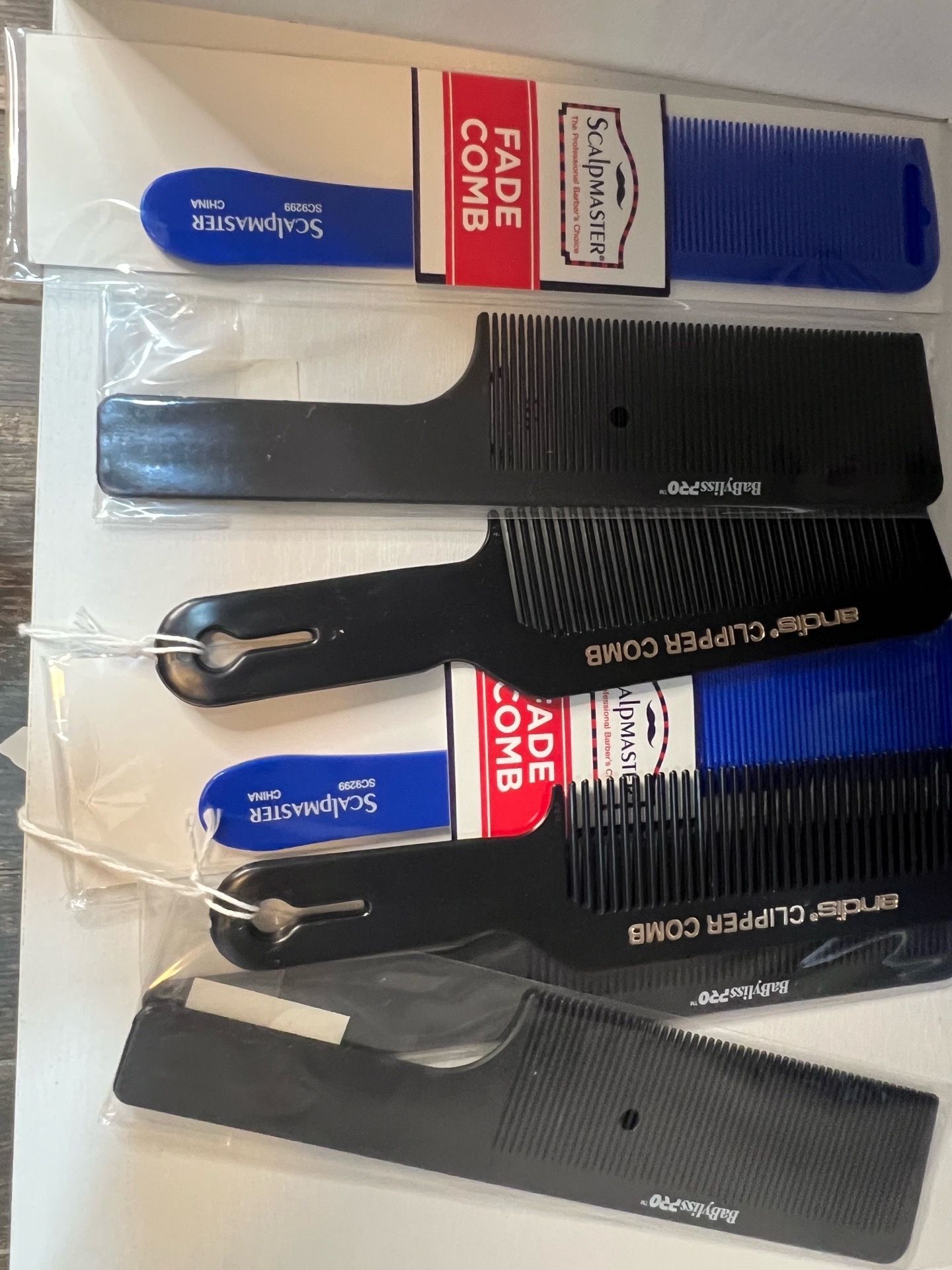 Peines para estilista o barbero