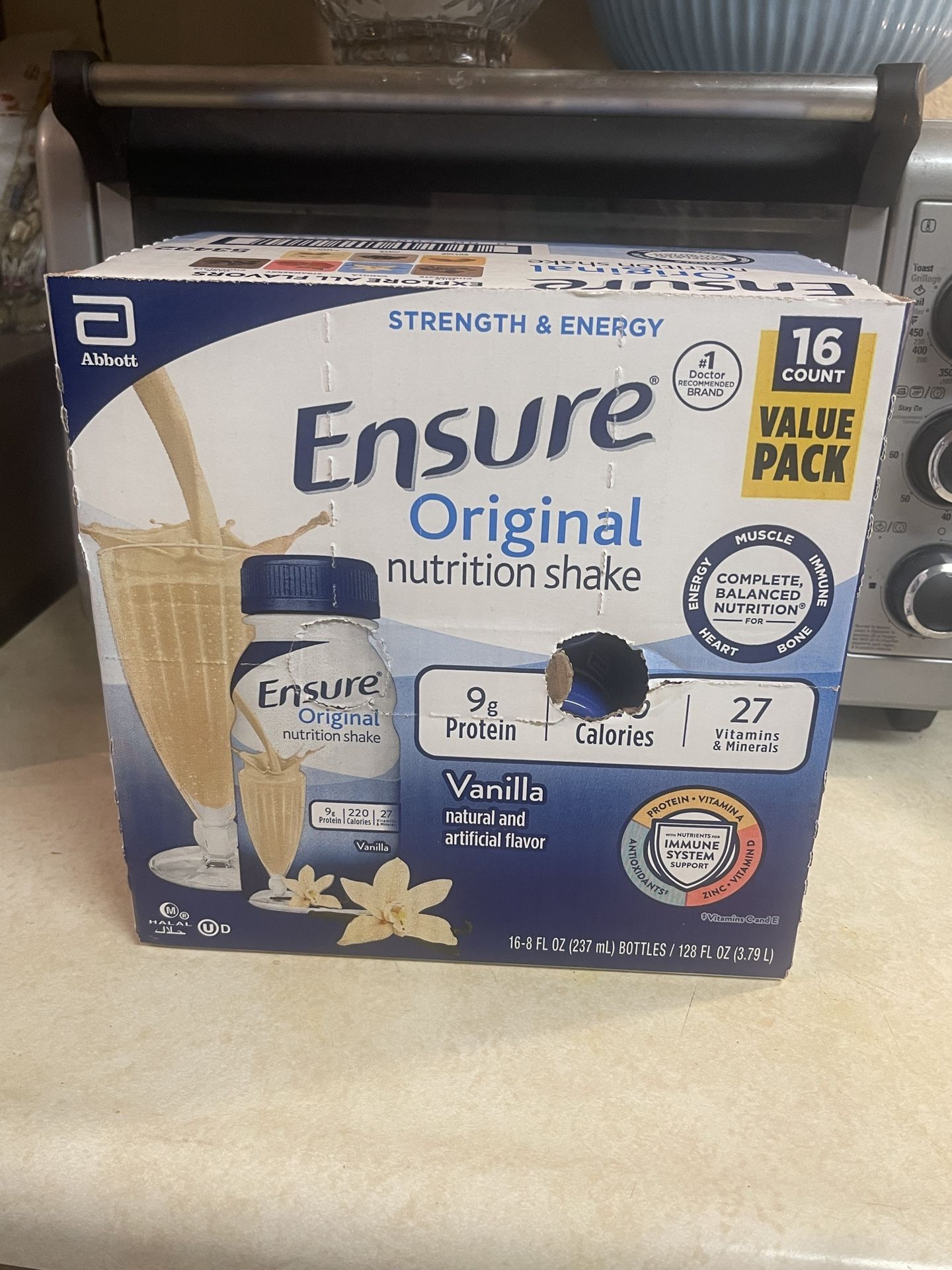 Ensure Vanilla Original 16 pack BRAND NEW