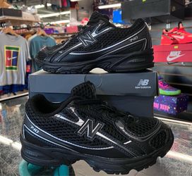 New Balance 740 Bungee Lace TD Black Silver Metallic