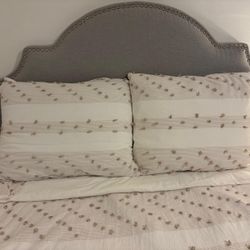 Full Size Headboard - Grey -2 Available!