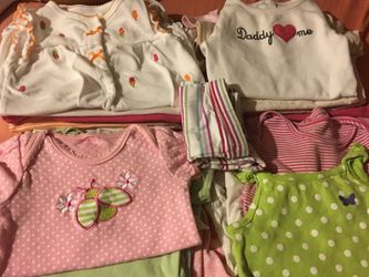 Baby girl 12 months clothes onesies