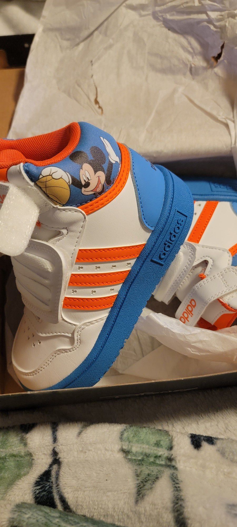 Mickey Mouse Adidas Toddler Shoes Size 10